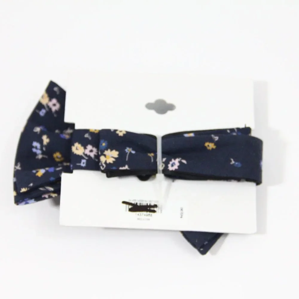 Express Bow Tie NEW Liberty fabric print Cotton Men's blue floral